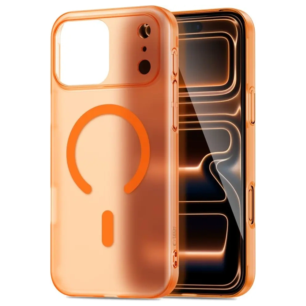 Etui Tech-Protect Magslim MagSafe do Apple iPhone 17 Pro Max Matte/cosmic Orange