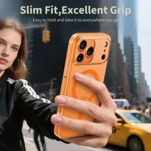 Etui Tech-Protect Magslim MagSafe do Apple iPhone 17 Pro Max Matte/cosmic Orange