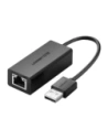 Adapter Ethernet UGREEN CR110 USB-C / RJ45 100Mbs (czarny)