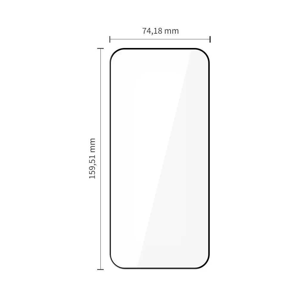 Szkło hartowane Tech-Protect Glass Fit+ do Xiaomi Poco F8 Ultra Black [2 PACK]