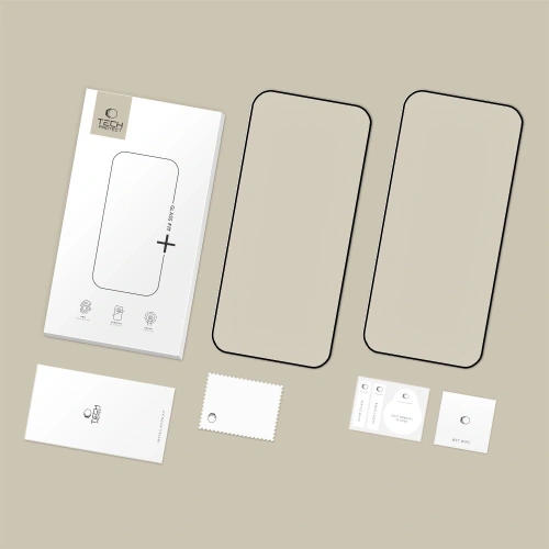 Szkło hartowane Tech-Protect Glass Fit+ do Xiaomi Poco F8 Ultra Black [2 PACK]
