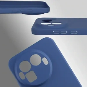 Etui Bizon Case Łupka do Realme GT 8 Pro niebieskie