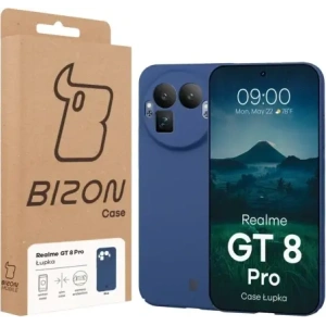 Etui Bizon Case Łupka do Realme GT 8 Pro niebieskie