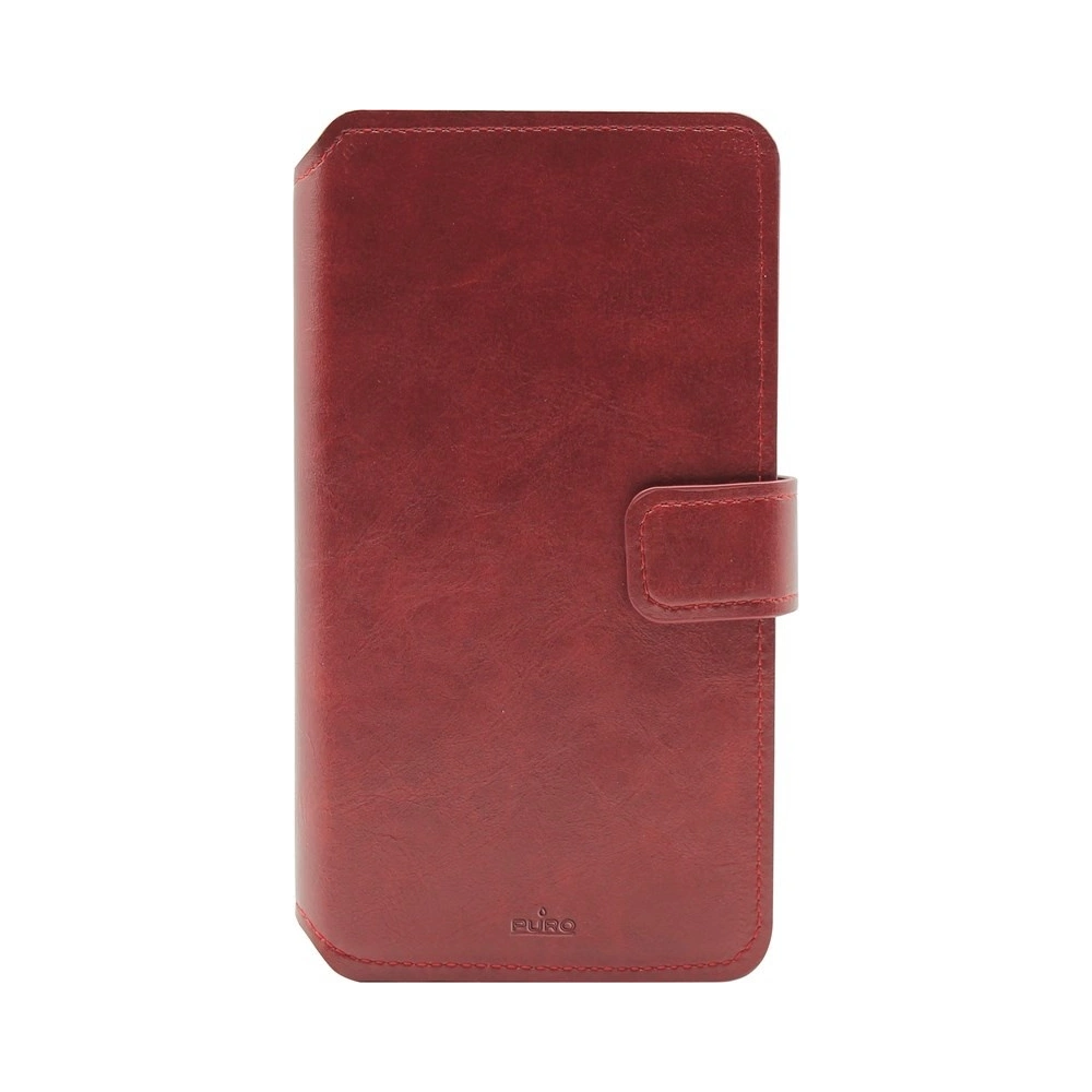 Hurtownia GSM - PURO Univerzální peněženka - Univerzální otočný obal 360° s kapsami na karty, velikost XL (červená) - PUR322RED - {ean13} - Hurt