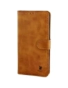 Etui z klapką Bizon Case Pocket do Oppo Find X9 Pro brązowe