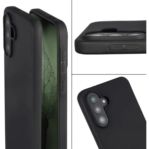 Etui z recyklingu Bizon Case ReLeaf do Samsung Galaxy A56 5G czarne