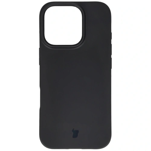 Etui z recyklingu Bizon Case ReLeaf do Apple iPhone 16 Pro czarne