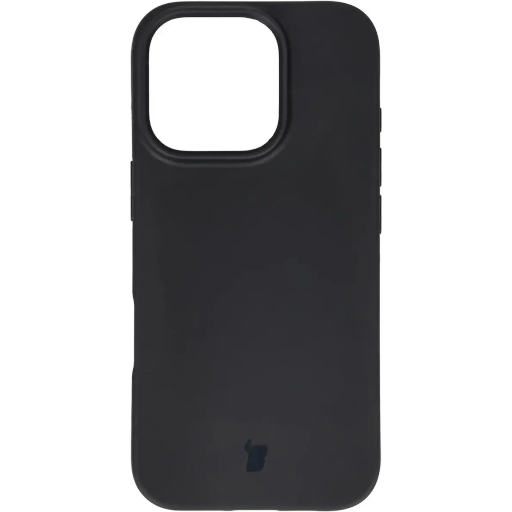 Etui z recyklingu Bizon Case ReLeaf do Apple iPhone 16 Pro czarne