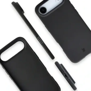 Etui z recyklingu Bizon Case ReLeaf do Apple iPhone Air czarne