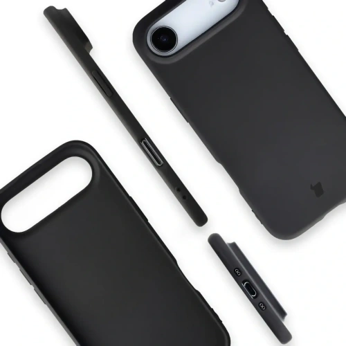 Etui z recyklingu Bizon Case ReLeaf do Apple iPhone Air czarne