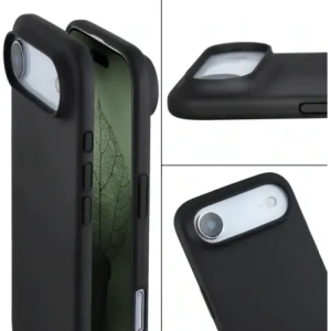 Etui z recyklingu Bizon Case ReLeaf do Apple iPhone Air czarne
