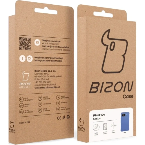 Elastyczne etui Bizon Case Salpa do Google Pixel 10a przezroczyste