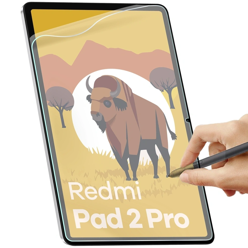 Folia imitująca papier Bizon Film Tab Papirus Duo do Xiaomi Redmi Pad 2 Pro[2 PACK]