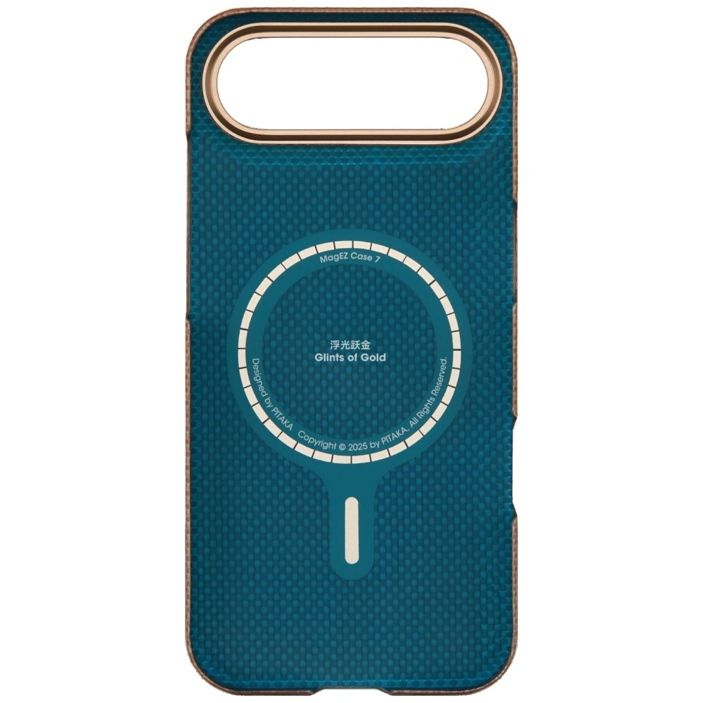 Etui PITAKA Ultra-Slim MagSafe do Apple iPhone Air golden glint