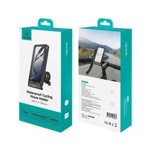 Uchwyt rowerowy USAMS ZJ083 wodoodporny czarny