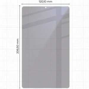 Prywatyzujące szkło hybrydowe Bizon Glass Tab Mule Shadow do Samsung Galaxy Tab A11 matowe