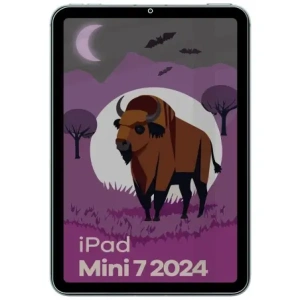 Prywatyzujące szkło hybrydowe Bizon Glass Tab Mule Shadow do Apple iPad Mini 7 2024 matowe