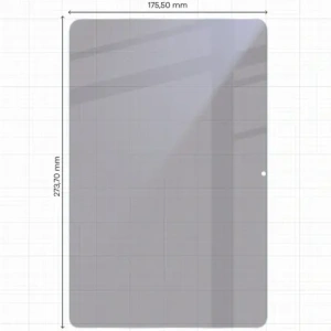 Prywatyzujące szkło hybrydowe Bizon Glass Tab Mule Shadow do Xiaomi Poco Pad M1 matowe
