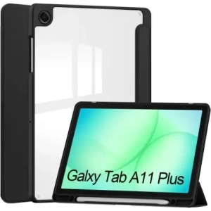 Etui z klapką Bizon Case Tab Clear Matt do Samsung Galaxy Tab A11+ Plus / A9+ Plus czarne