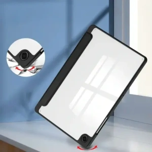 Etui z klapką Bizon Case Tab Clear Matt do Samsung Galaxy Tab A11+ Plus / A9+ Plus czarne