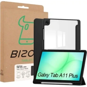 Etui z klapką Bizon Case Tab Clear Matt do Samsung Galaxy Tab A11+ Plus / A9+ Plus czarne