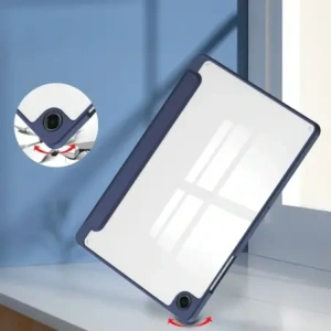 Etui z klapką Bizon Case Tab Clear Matt do Samsung Galaxy Tab A11+ Plus / A9+ Plus granatowe