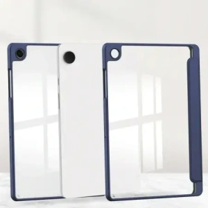 Etui z klapką Bizon Case Tab Clear Matt do Samsung Galaxy Tab A11+ Plus / A9+ Plus granatowe