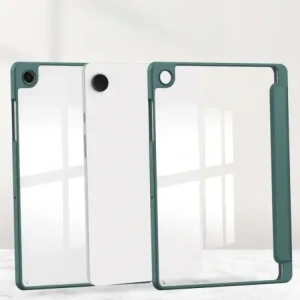Etui z klapką Bizon Case Tab Clear Matt do Samsung Galaxy Tab A11+ Plus / A9+ Plus ciemnozielone