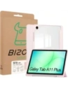 Etui z klapką Bizon Case Tab Clear Matt do Samsung Galaxy Tab A11+ Plus / A9+ Plus różowe
