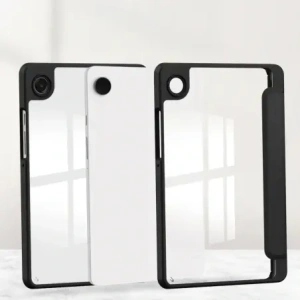 Etui z klapką Bizon Case Tab Clear Matt do Samsung Galaxy Tab A11 / A9 czarne