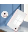 Etui z klapką Bizon Case Tab Clear Matt do Samsung Galaxy Tab A11 / A9 różowe