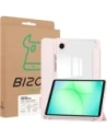 Etui z klapką Bizon Case Tab Clear Matt do Samsung Galaxy Tab A11 / A9 różowe