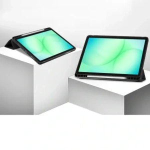 Etui z klapką Bizon Case Tab Lizard do Samsung Galaxy Tab A11+ Plus / A9+ Plus czarne