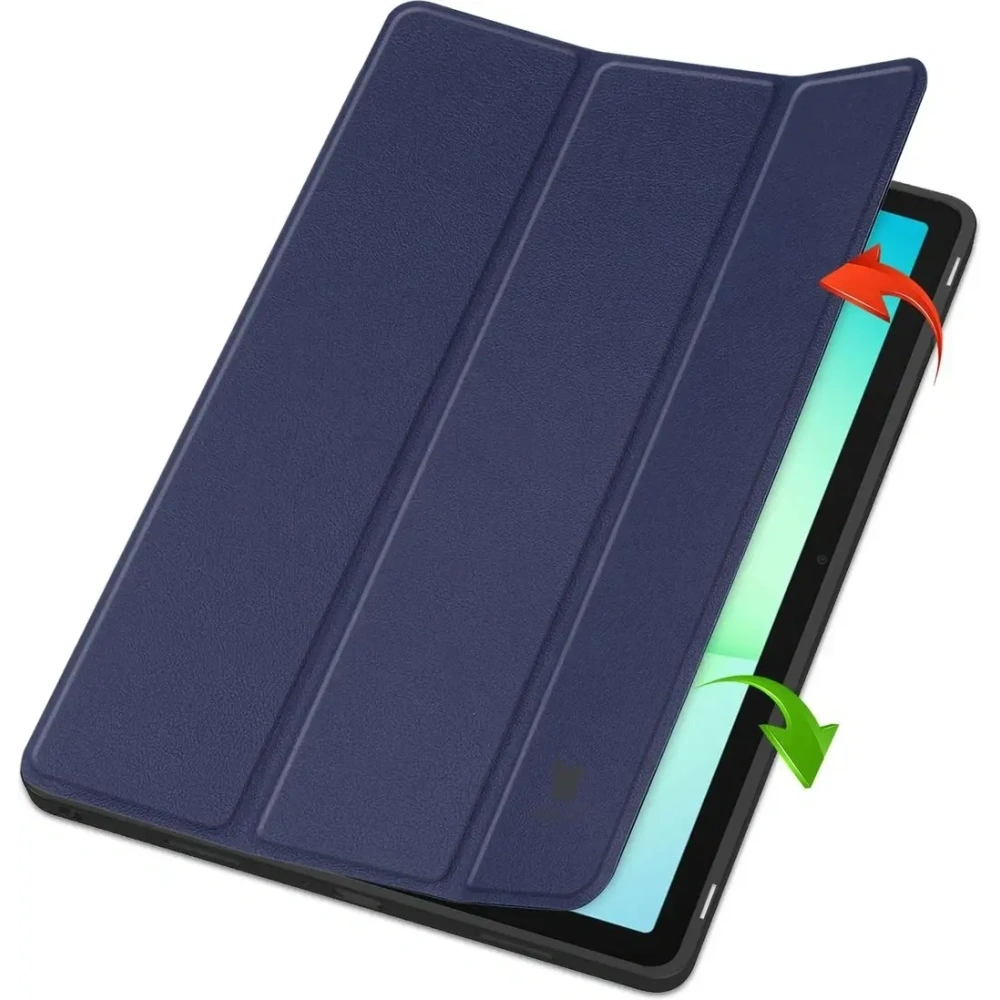 Etui z klapką Bizon Case Tab Lizard do Samsung Galaxy Tab A11+ Plus / A9+ Plus granatowe