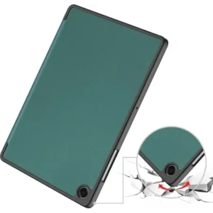 Etui z klapką Bizon Case Tab Lizard do Samsung Galaxy Tab A11+ Plus / A9+ Plus ciemnozielone