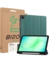 Etui z klapką Bizon Case Tab Lizard do Samsung Galaxy Tab A11+ Plus / A9+ Plus ciemnozielone