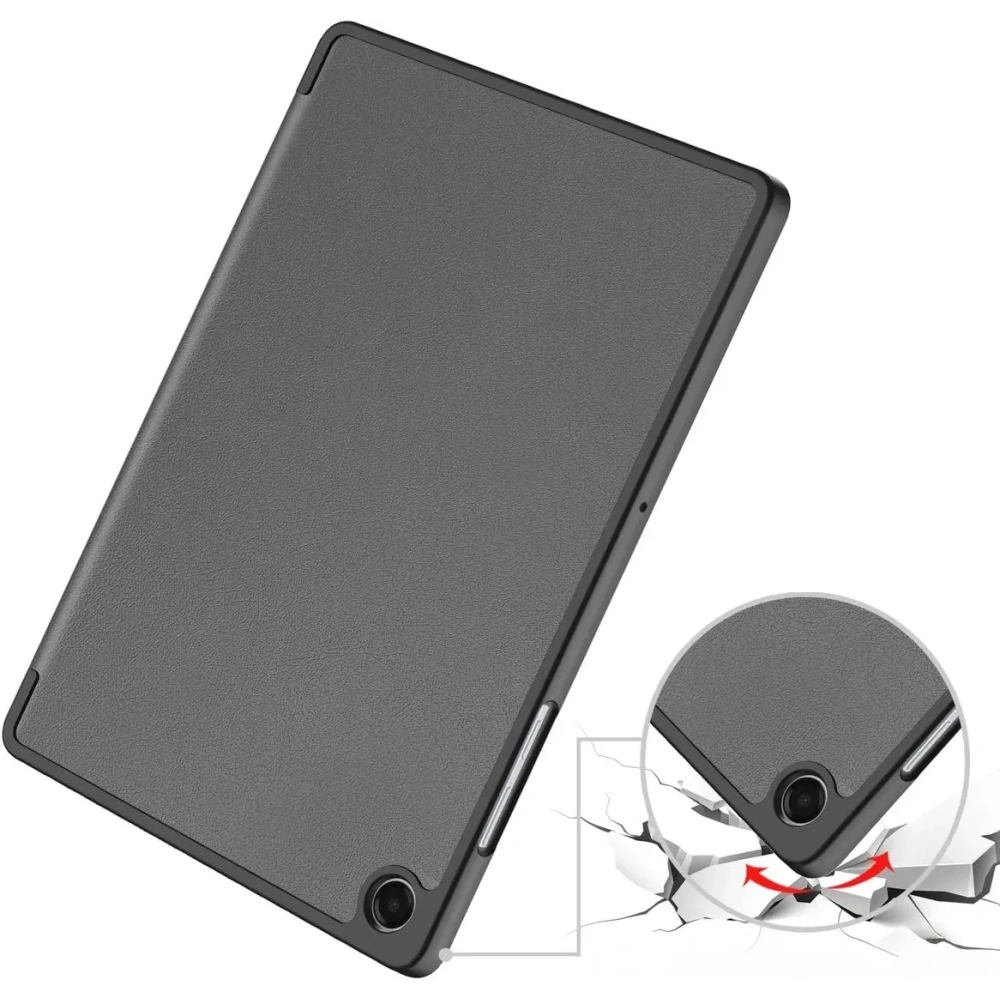 Etui z klapką Bizon Case Tab Lizard do Samsung Galaxy Tab A11+ Plus / A9+ Plus szare