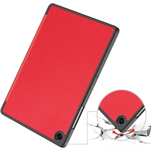 Etui z klapką Bizon Case Tab Lizard do Samsung Galaxy Tab A11+ Plus / A9+ Plus czerwone