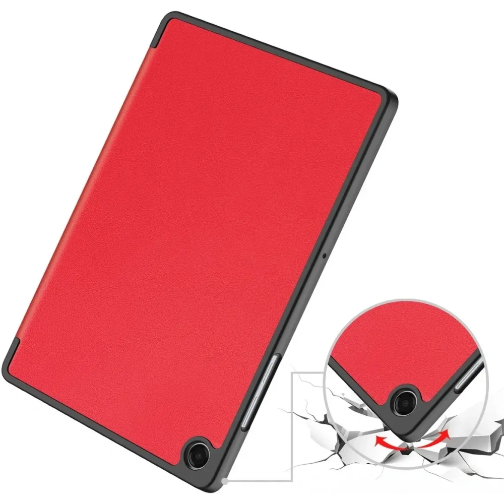 Etui z klapką Bizon Case Tab Lizard do Samsung Galaxy Tab A11+ Plus / A9+ Plus czerwone