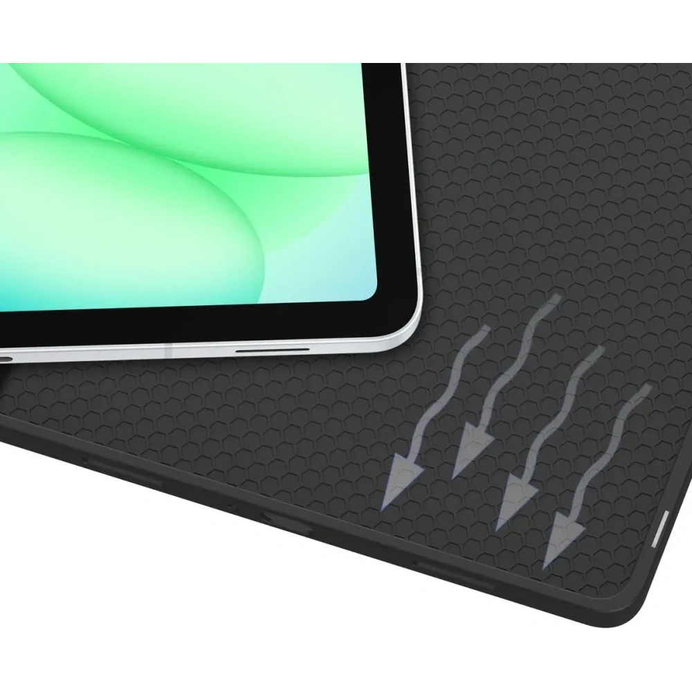 Etui z klapką Bizon Case Tab Lizard do Samsung Galaxy Tab A11+ Plus / A9+ Plus czerwone