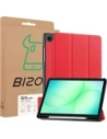 Etui z klapką Bizon Case Tab Lizard do Samsung Galaxy Tab A11+ Plus / A9+ Plus czerwone