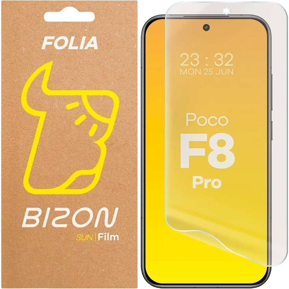 Folia matowa Bizon Glass Film Sun do Xiaomi POCO F8 Pro
