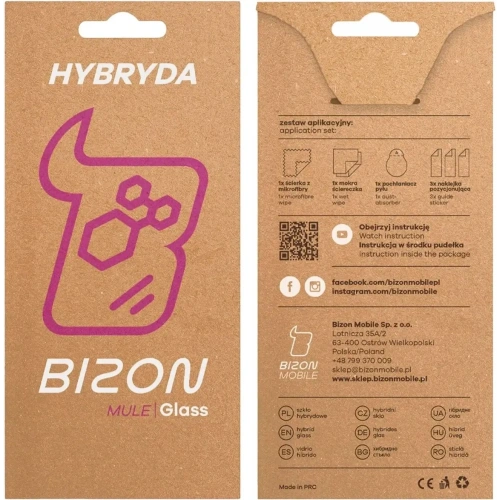Elastyczne szkło hybrydowe Bizon Glass Mule do OnePlus 15