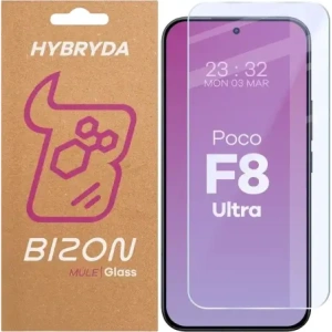 Elastyczne szkło hybrydowe Bizon Glass Mule do Xiaomi POCO F8 Ultra