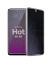 Prywatyzujące szkło hybrydowe Bizon Glass Mule Shadow do Infinix Hot 50 4G matowe
