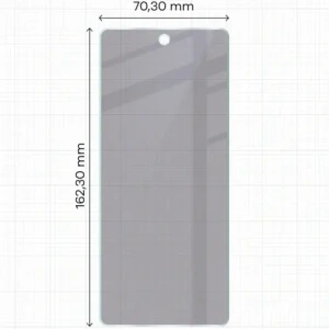 Prywatyzujące szkło hybrydowe Bizon Glass Mule Shadow do Infinix Hot 50 4G matowe