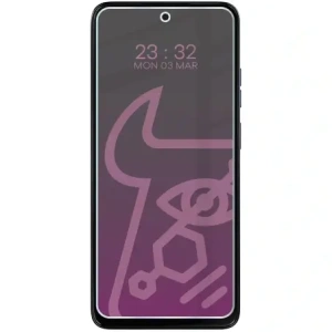 Prywatyzujące szkło hybrydowe Bizon Glass Mule Shadow do Motorola Moto G15 matowe