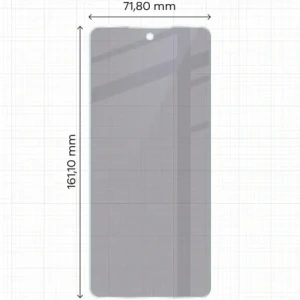 Prywatyzujące szkło hybrydowe Bizon Glass Mule Shadow do Oppo A5 Pro 5G matowe