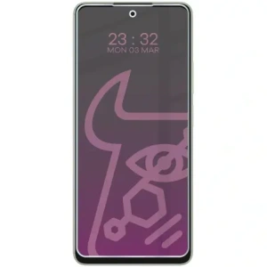 Prywatyzujące szkło hybrydowe Bizon Glass Mule Shadow do Oppo A5 Pro 5G matowe