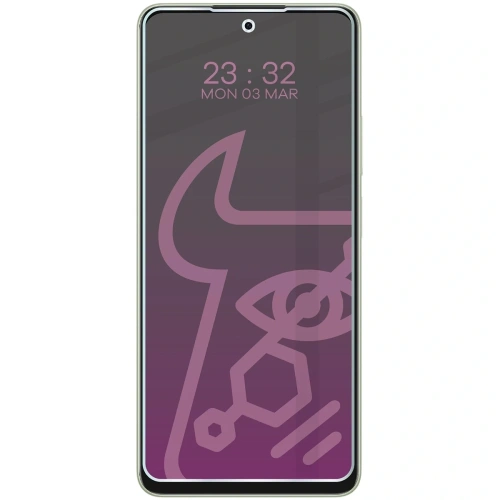 Prywatyzujące szkło hybrydowe Bizon Glass Mule Shadow do Oppo A5 Pro 5G matowe